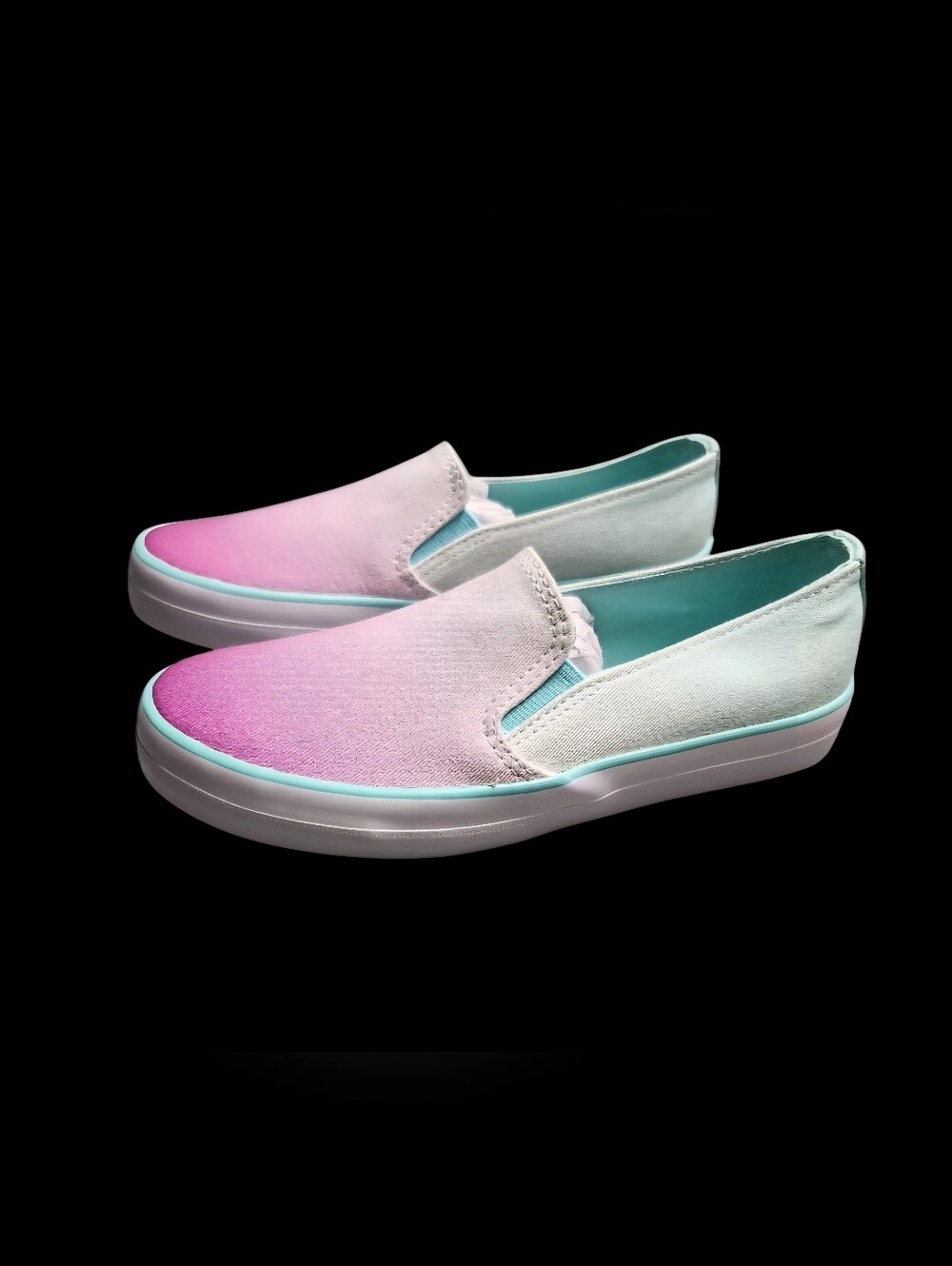 Sperry Lagoon "Popsicle Fade" Slip-On Sneakers Size 12.5 New With Defect. No Box